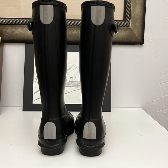 Hunter Original Kids' Classic Rain Boot Black Mate Little Kid/Big Kid) S… - Picture 7 of 16